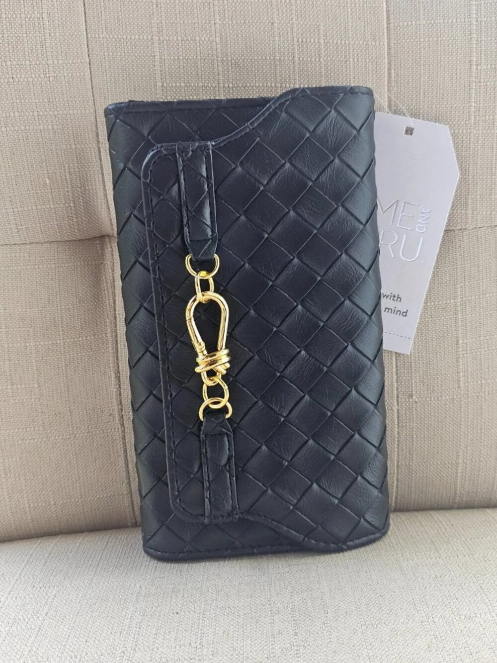 Time And Tru Women Clutch Wallet Cardholder Faux Vegan Leather Purse W/ Cardhold - Picture 6 of 12